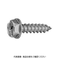 ファスニング J B7 D9 ステンレス（+）（ー）六角フランジタッピンねじ（1種 A形） 4 X 12 2002020B0040012000（直送品）