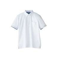 ボンマックス メンズ吸水速乾ポロシャツ（花柄A） ホワイト S FB5024M-15（直送品）