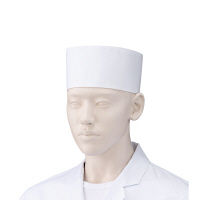 KAZEN（カゼン） 小判帽（天井メッシュ） ホワイト M 472-90 2枚入（直送品）