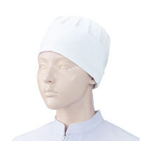 KAZEN（カゼン） 三角帽子（メッシュ付） ホワイト F 480-91 2枚入（直送品）