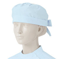 ＫＡＺＥＮ 介護帽子（トップメッシュ／2枚入） 198-31 サックスブルー（水色） フリーサイズ 医療介護現場向け雑貨 　（直送品）