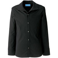 KAZEN（カゼン） ストレッチシャツ ブラック LL 609-05 1着（直送品）