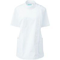 KAZEN（カゼン） レディス横掛け半袖 ホワイト REP105-C/10