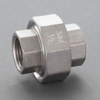 エスコ Rc1/8” ユニオン(ステンレス製) EA469AG-1A 1セット(6個)（直送品）