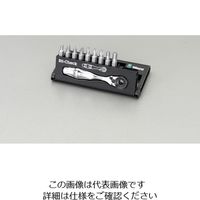 エスコ [+ Pozi Hex Torx]ビットセット(ラチェット・H付) EA562WA-10 1組(1セット)（直送品）