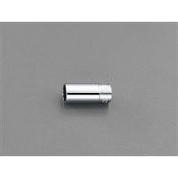 エスコ 3/8”DRx19mm セミディープソケット(12角) EA618PP-19 1セット(4個)（直送品）