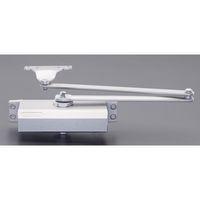 エスコ 30kg以下 ドアクローザー(パラレル型ストップ無/シルバー) EA951LD-55 1個（直送品）