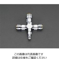 エスコ（esco） 3連 マルチ連結自在カップリング 1セット（2個） EA140DL-13C（直送品）