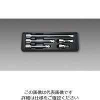 エスコ 1/2”DR エクステンションバーセット(スイベル) EA618CB-0 1セット（直送品）