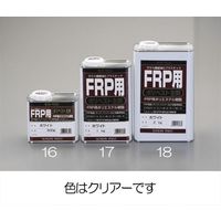 エスコ 1.0kg ポリエステル樹脂(FRP主剤/クリヤー) EA942ES-17 1セット(2缶)（直送品）