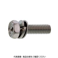 ファスニング J ユニクロ 鉄（＋）六角アプセット P＝4（SW＋JIS小形W組込） 8 X 18 100001040080018001（直送品）