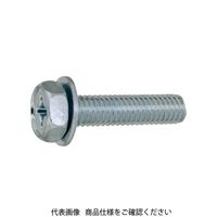 ファスニング J ステンレス（+）六角アプセット P＝1（JIS W組込） 6 X 40 100201010060040000 1箱（100個）（直送品）