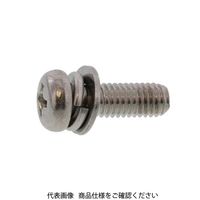 ファスニング J クロメート 鉄（+）ナベ I＝3（SW+ISO W組込） 4 X 25 100000130040025002 1箱（500個）（直送品）