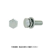 3カーW 鉄 六角トリーマ P=3(SW+JIS W組込) 10 X 20 1100E0030100020003 1箱(100個)（直送品）