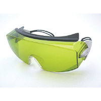 理研オプテック リケン レーザー用一眼型保護メガネ CO2用 メガネ併用可 グリーン RS-80 V 1個 448-9225（直送品）