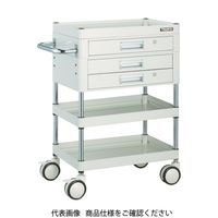 TRUSCO ツールワゴン ファルコンワゴン 引出付 750X500 ウレタン双輪 ヤンググリーン FAW-973XZD-YG 1台（直送品）