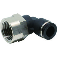 日本ピスコ ピスコ チューブフィッティング メスエルボチューブ10ネジR1/2 PLF10-04 1個 442-7327（直送品）