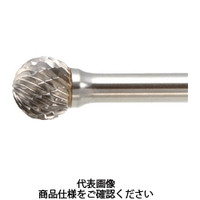 トラスコ中山 TRUSCO 超硬バー 球型 Φ6X刃長5.5X軸6 ロング シングルカット TB8C060SL150 1本 436-5445（直送品）