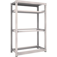 TRUSCO スチールラック M3型中量棚 1200X571XH1800 棚板2段+タイヤ2段 M3-6462Y2 1台(1個)（直送品）