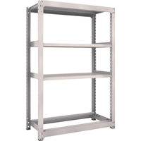 TRUSCO スチールラック M3型中量棚 1200X571XH1800 棚板3段+タイヤ1段 M3-6463Y1 1台(1個)（直送品）