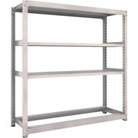 TRUSCO スチールラック M3型中量棚 1800X571XH1800 棚板3段+タイヤ1段 M3-6663Y1 1台(1個)（直送品）