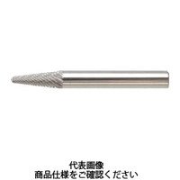 トラスコ中山 TRUSCO 超硬バー テーパー先丸型 Φ8X刃長22X軸6 シングルカット TB7C080S 1本 436-5232（直送品）