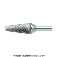 トラスコ中山 TRUSCO 超硬バー テーパー型 φ9.5X刃長27X軸6 ロング ダブル TB7C095L150 1本 436-5241（直送品）