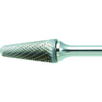 トラスコ中山 TRUSCO 超硬バー テーパー型 φ12.7X刃長29X軸6 ロング ダブル TB7C127L150 1本 436-5267（直送品）