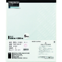 トラスコ中山 TRUSCO 空研ぎペーパー228X280 #320 5枚入 TDSP-320-5P 1袋(5枚) 433-9371（直送品）