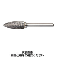 トラスコ中山 TRUSCO 超硬バー 楕円型 Φ16X刃長37X軸6 シングルカット TB51C160S 1本 436-4741（直送品）