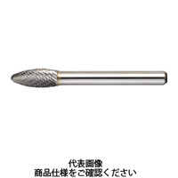 トラスコ中山 TRUSCO 超硬バー 楕円型 Φ8X刃長19X軸6 シングルカット TB51C080S 1本 436-4686（直送品）