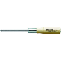トラスコ中山 TRUSCO 木柄貫通ドライバー 刃先+2 100mm TWKD-2-100 1本 449-9506（直送品）