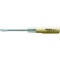 トラスコ中山 TRUSCO 木柄貫通ドライバー 刃先ー6 100mm TWKD-6-100 1本 449-9441（直送品）