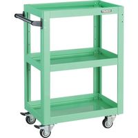 トラスコ中山 TRUSCO ツールワゴン ドルフィン 600×400 ウレタン車輪 ヤンググリーン DLWS-963U-YG 1台（直送品）