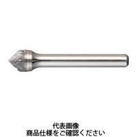 トラスコ中山 TRUSCO 超硬バー 円錐型60° Φ9.5X刃長8X軸6 ダブルカット TB50C095 1本 436-4562（直送品）
