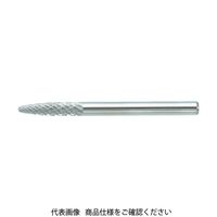 トラスコ中山 TRUSCO 超硬バー 砲弾型 Φ3X刃長6X軸3 ダブルカット TB3A031 1本 436-4112（直送品）