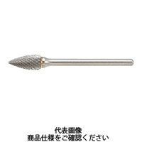 トラスコ中山 TRUSCO 超硬バー トンガリ型 Φ5X刃長12.7X軸3 ダブルカット TB4B050 1本 436-4392（直送品）
