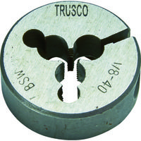トラスコ中山 TRUSCO 丸ダイス 25径 ウイットねじ 1/8W40 (SKS) T25D-1/8W40 1個 424-9798（直送品）