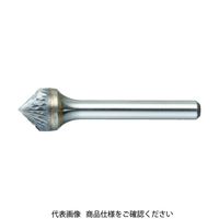 トラスコ中山 TRUSCO 超硬バー 円錐型60° φ19X刃長15X軸6 シングルカット TB50C190S 1本 436-4635（直送品）