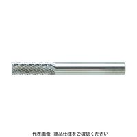 トラスコ中山 TRUSCO 超硬バー 円筒型 Φ4X刃長16X軸6 ダブルカット TB1C040 1本 436-3540（直送品）