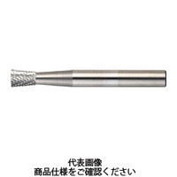 トラスコ中山 TRUSCO 超硬バー 逆テーパー型 Φ6X刃長8X軸6 シングルカット TB52C060S 1本 436-4813（直送品）