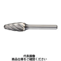 トラスコ中山 TRUSCO 超硬バー タマゴ型 Φ16X刃長25X軸6 アルミカット TA6C160 1本 436-3302（直送品）