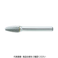 トラスコ中山 TRUSCO 超硬バー 砲弾型 Φ11X刃長25X軸6 ダブルカット TB3C110 1本 436-4198（直送品）