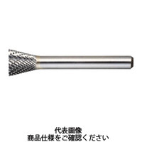 トラスコ中山 TRUSCO 超硬バー 逆テーパー型 Φ12.7X刃長12.7X軸6 シングル TB52C127S 1本 436-4830（直送品）