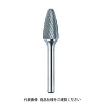 ニューレジストン NRS 超硬バー ツクシcカット 刃径12×刃長25×軸径6×軸長45 ロー付 TCBT9700C 1本 435-7019（直送品）