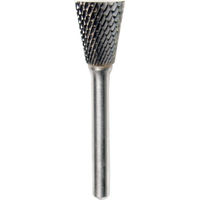 ニューレジストン NRS 超硬バー 逆円錐dカット 刃径16×刃長19×軸径6×軸長44 ロー付 TCBT8800D-6 1本（直送品）