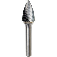 ニューレジストン NRS 超硬バー トンガリsカット 刃径16×刃長25×軸径8×軸長45 ロー付 TCBT6900 1本 435-6128（直送品）