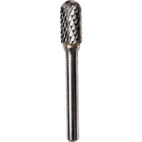 ニューレジストン NRS 超硬バー 砲弾dーmaxカット 刃径10×刃長19×軸径6×軸長46 ロー付 TCBTDX360 1本（直送品）