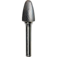 ニューレジストン NRS 超硬バー ツクシsカット 刃径16×刃長25×軸径8×軸長45 ロー付 TCBT9800 1本 435-7086（直送品）