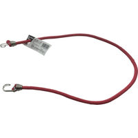 ユタカメイク ゴム バンジーコード 5mm×600mm 赤 BC-5605 1本 444-6658（直送品）